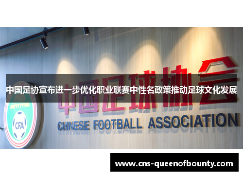 中国足协宣布进一步优化职业联赛中性名政策推动足球文化发展